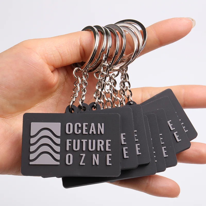 Custom Shaped Logo Cheapest 3D 2D Souvenir PVC Key Chain Holder Rubber Silicone QR Code PVC Keychain Fro Kids