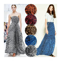 Customized Wholesale Woven Plain Leopard Print 100% Pure Silk Chiffon Fabric for Wedding Home Textile Girls Boys