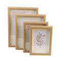 MIDAS Simple Solid Wood Eco-Friendly Durable Hollow Photo Frame with Customizable Design for Desktop Home Decor Weddings