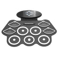 KONIX W362 Roll-Up Electronic Drum Kit for Kids Silicon Drum Pads USB Cable-Black 12-Month Warranty Best Educational Gift