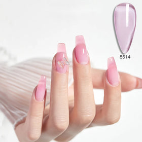 L&M 2025 Private Label Soak off Gel Uv Polish Builder Extension Gel in 15g Jar Nail Supplier