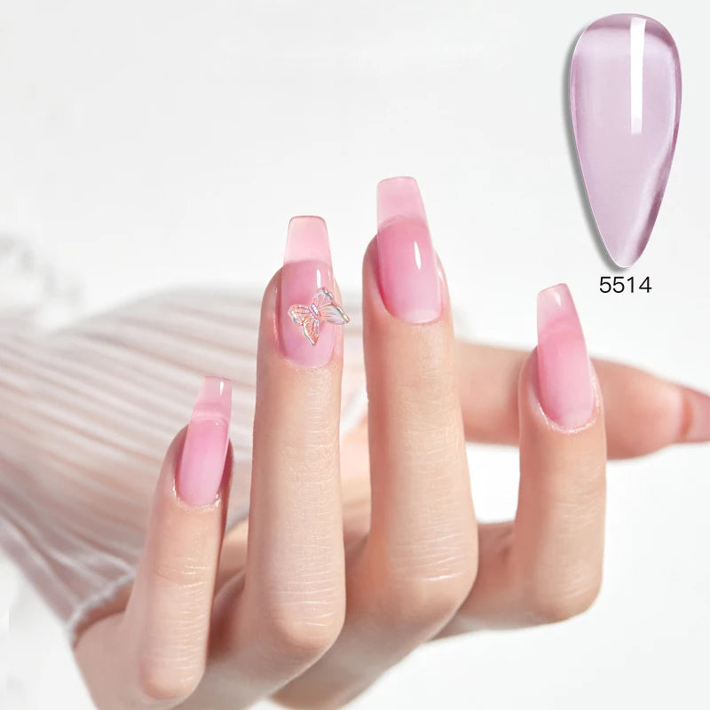 L&M 2025 Private Label Soak off Gel Uv Polish Builder Extension Gel in 15g Jar Nail Supplier