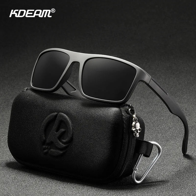 KDEAM KD101 New Arrival Polarized Eyeglasses for Men Custom logo Fishing Photochromic Fashion Driving Sunglasses MegaBDM
