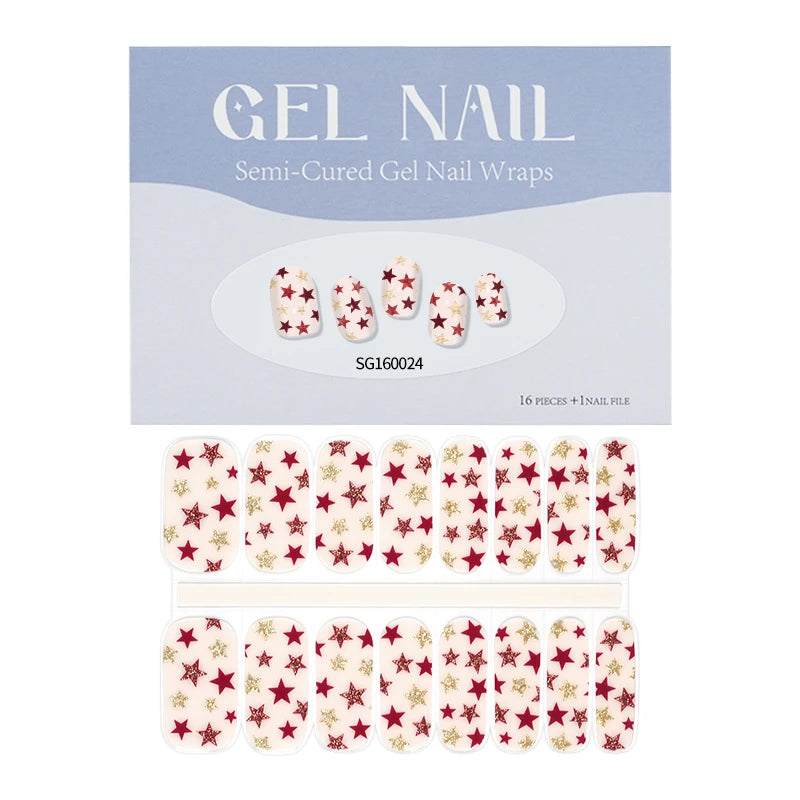 HuiZi New Nail Stickers Waterproof Nail Stickers High Gloss Stickers Nail Gel