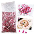 Big Package 2-6mm Resin Non Hot Fix Rhinestones Bulk Wholesale Flat Back Plastic Crystals Nail Ab Trimmings Crystals for Crafts