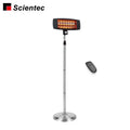 Telescopic Standing Heater 2000W Adjustable Height 1-5mÂ² Coverage Durban Winter Nights
