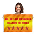 Custom Flag 3x5 Ft for Outdoors - Print Your Own Logo Design Flags with logo Custom Print Advertising Wall Flag