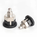 Hexagon Collar Retractable Spring Mini Indexing Plunger Compacted with Lock-Out Fasteners Stainless Steel M8/M10 Nickel Plated