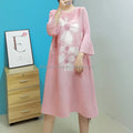 Women Elegant Fancy Pleated a Line  Casual Dresses Plus Size Pink Floral Indian Pearl Dresses for Women