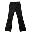 DENIMGUYS Jeans Men Y2K High Street Low Waist Rivets to Do Old Fashion Casual Men Distressed Waxed Flare Jeans Hip Hop