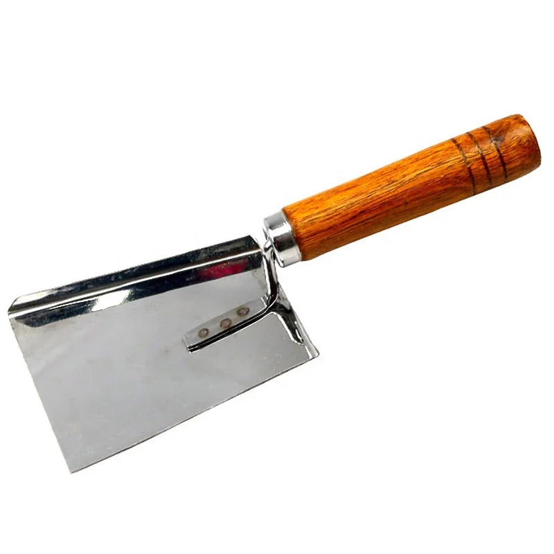 New Beekeeping Shovel Wooden Handle Bee Pollen Shovel Wax Cleaning Shovel Honey Scraper for Beehive Box