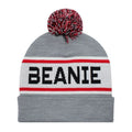 Cheap Recycled Knit Pom Beanie Acrylic Jacquard Custom Men Rpet Pom Pom Beanie