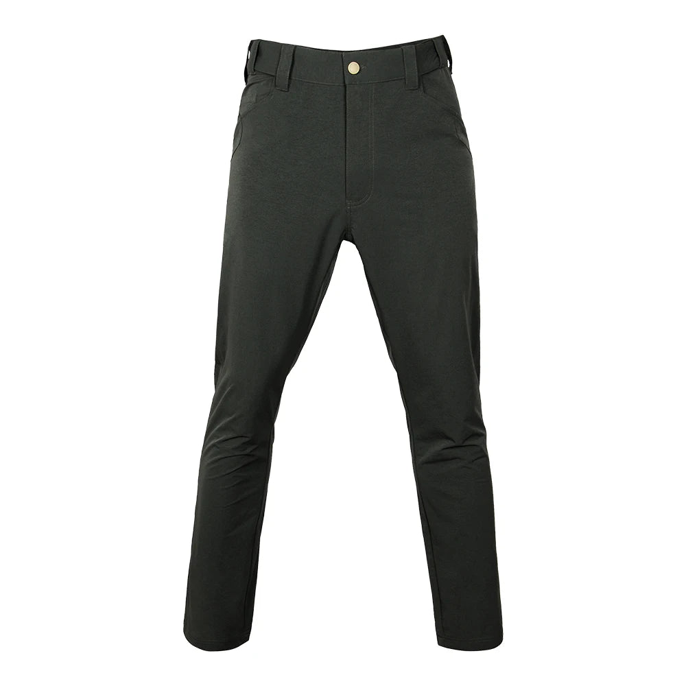 2025 New Men's Casual Mid Waist Plain Dyed Light Wash Quick Dry Breathable Summer Hiking Trekking Camping Fishing Pants Outdoor