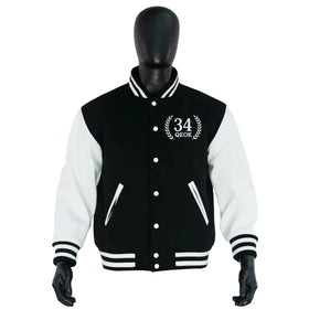 Low MOQ Custom Bomber Fleece College Letterman Varsity Jacket Baseball Jacket