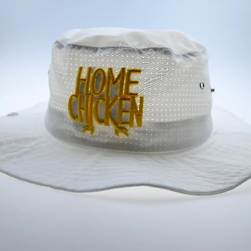 Custom Laser Hole Fisherman Cap 3D Embroidery Logo Wide Brim Boonie Fishing Hat With Windproof Rope String Fisherman Bucket Hat