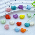 Wholesale Loose Porcelain Snail Shell Beads Red Clay Ceramic Beads for DIY Blue and Pink Bracelet Making