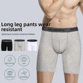 Hot Sale Men's Comfortable Sport Underwear High Knitted Cotton Long Boxers Panties Breathable OEM Wholesale Available Various