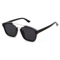 ADE WU STY681 Trend Double Bridge Pilot Sunglasses Women Fashion Retro Color Film Big Frame Sun Glasses for Men Blun Lens Shades