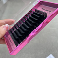Pesta As Dark Matte Black Silk 6-30mm Lash Tray Private Label Korea Pbt Silk Super Soft Eyelash Extension