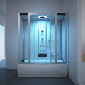 Luxury Corner Massage Enclosed Steam Shower Room Sauna Combos Shower Cabin MegaBDM
