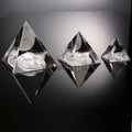 YearsCrystal 3D Pyramid Quartz Crystal Singing Pyramids Egyptian Glass Crystal Pyramid Etched Pharaohs Other Crystal Crafts