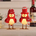 New Eco-Friendly Creative Christmas Gifts Small Animals Table Decorations Props Christmas Glowing Birds