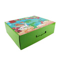 Custom Logo Printed Embossed Corrugated Folding Gift Box with Recycled Materials for Postal Shipping and Craft Packaging