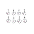 Fit Original Brand Charm Bracelet 925 Sterling Silver I Love to the Moon and Back Heart Family Bead for Women Jewelry Making