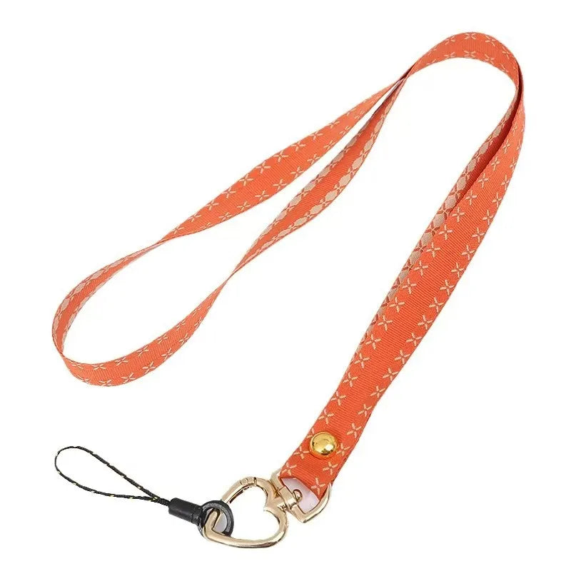 Off Keychain Lanyard Fashion Mobile Phone Wristlet Wholesale Polyester Sublimation Printed Strap Factory Cheap Wallet Bag Chain