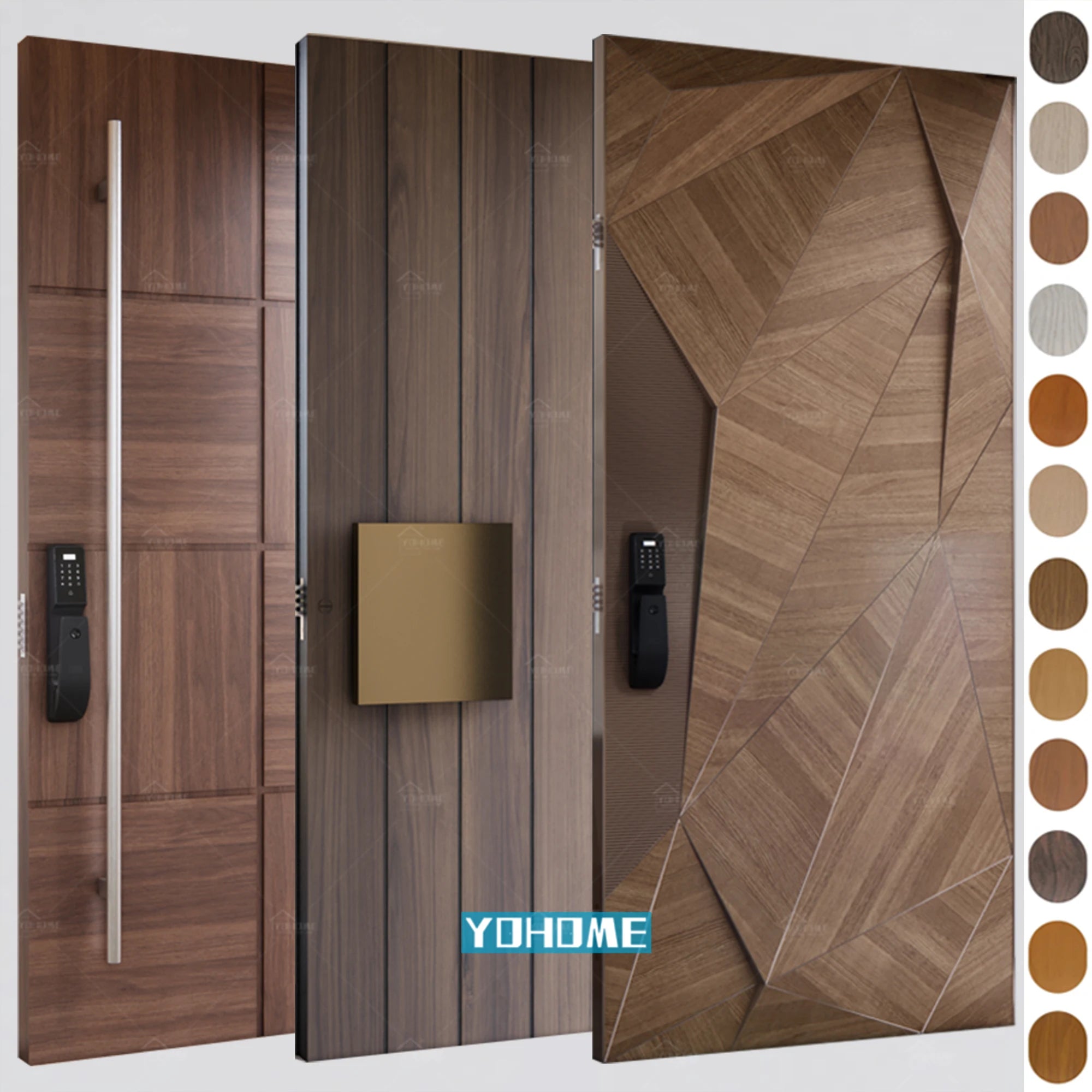 China Top Factory Custom Single Pivot Front Door Vertical Pivot Door and Frame Large Pivot Entry Doors