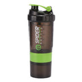 Hot Sale FX Bottle Green Portable Cup with 3 Storage Boxes Shaker Gym Drinking Bottle for Travel Boiling Water Applicable