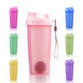Wholesale Hot Sell Bpa Free Drink Plastic Gym Custom Logo Protein Clear Shake  Plastic Water Bottles With Custom Logo