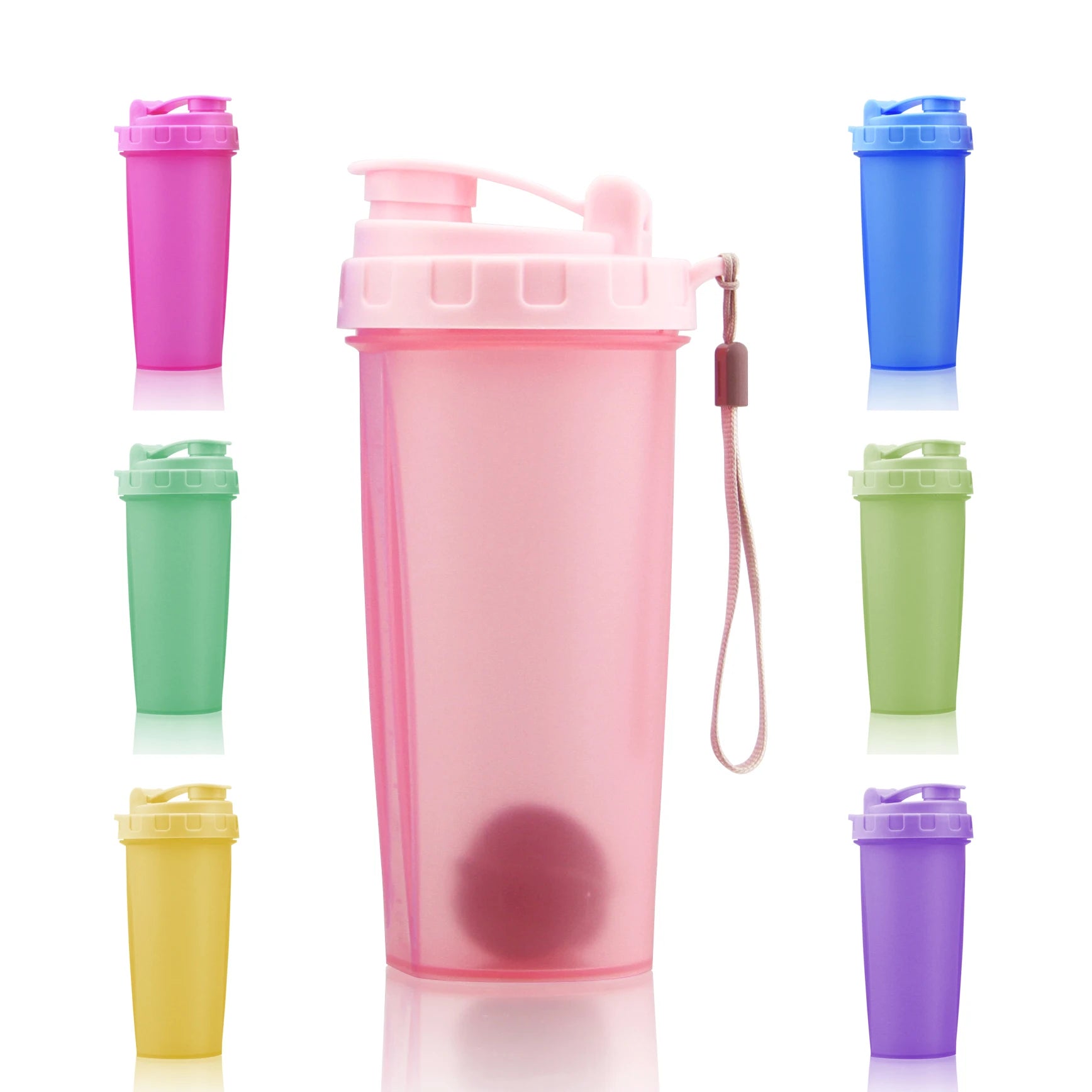 Wholesale Hot Sell Bpa Free Drink Plastic Gym Custom Logo Protein Clear Shake  Plastic Water Bottles With Custom Logo