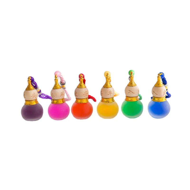Diffuser Glass Bottle Home Car Hanging Air Freshener Pendant Multicolour