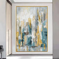 Custom Modern Luxury Canvas Wall Art Decor Oil Painting by Hand Abstract Paintings for Hotel Living Room Interior Decor