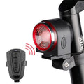 Antusi A8 Pro Bicycle Rear Light Smart LED Taillight Waterproof Remote Control Bike Finder Horn Alarm for Night Riding Battery