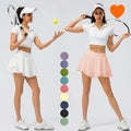 Wholesale Ball Pocket Women Sports Wear Mini Tennis Skirt Women Tennis Clothing