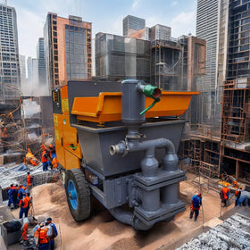 High-pressure Mortar Sprayers Spray Shotcrete Machines Automatic Plastering Machine Plastering Machine for Construction
