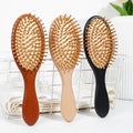 Wholesale Custom Logo Bamboo Hair Brush Eco Friendly Wood Bamboo Detangling Paddle Hair Brush