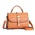 2022 Luxury Exquisite Small Women's Handbag Diamond Check Pattern New Foreign Trade Shoulder Bag for Ladies