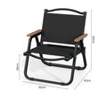 Outdoor Kids Camping Chair Wood Furniture Kermit Chair Wood Grain Aluminum Compact Portable Folding Kids Camping Chair