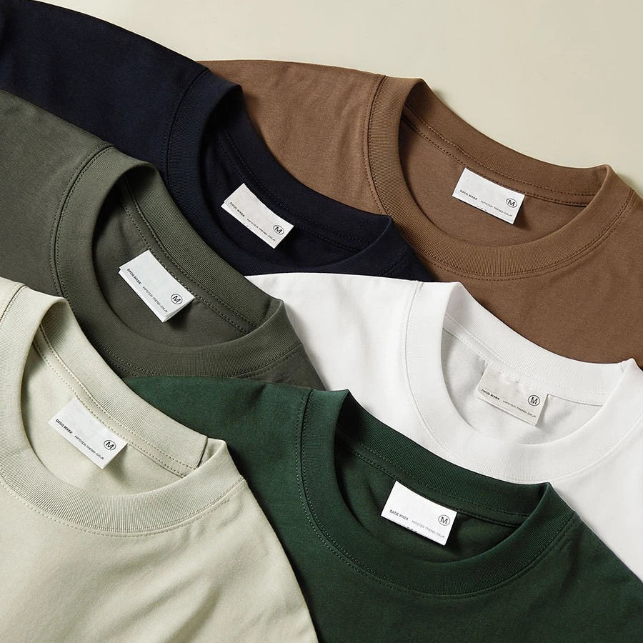 Hot Sale Clothing Men's T Shirts Cotton Tshirts Custom Many Colors Embroidery Print Graphic Wholesale T-shirts