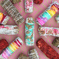 Natural Custom Flowers Smudge Stick With All Flowers Rosemary Dragon Bloods Lavender Fruits in All Sizes Kit Candle in Stock