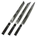 Japanese Style Kitchen Traditional Damascus Steel Blade Japanese Knife Salmon Shashimi Sushi Knife
