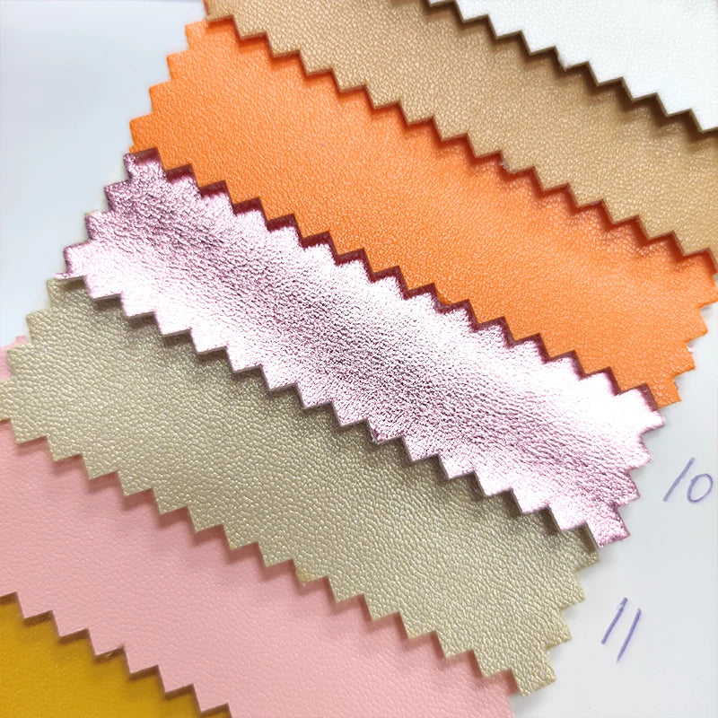 2022 New Arrival Colorful Low Price Shiny Light Solid Color Faux Leather Sheets for Crafting