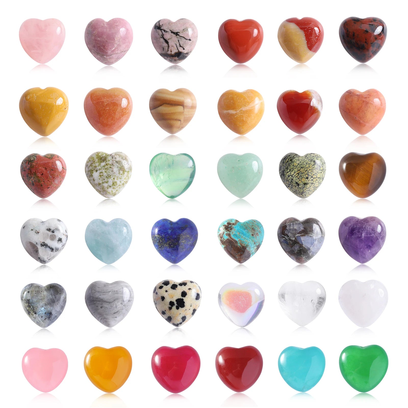 Wholesale Classic Style 15mm Amethyst Loose Stone Mini Pendant Non-Porous Peach Heart Amethyst Heart Stone for Jewelry Making
