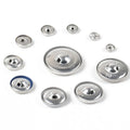 Factory Price Shank Complete Sizes 2 Parts Sewing Aluminium Cloth Fabric Covered Washable MRT Brand Button for Furniture Garment