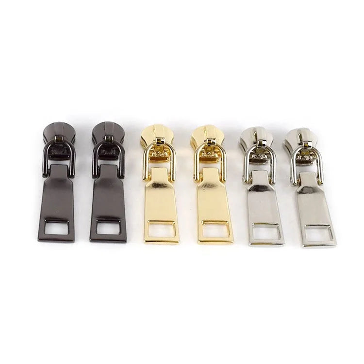 Meetee ZT152 Zipper Sliders for 5# Resin Zipper Down Jacket Pocket Zipper Head Bag Zip