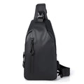 Men's Korean Fashion Waterproof Multifunctional Waist Bag New Outdoor Sports Sling Chest Bag with USB for Summer