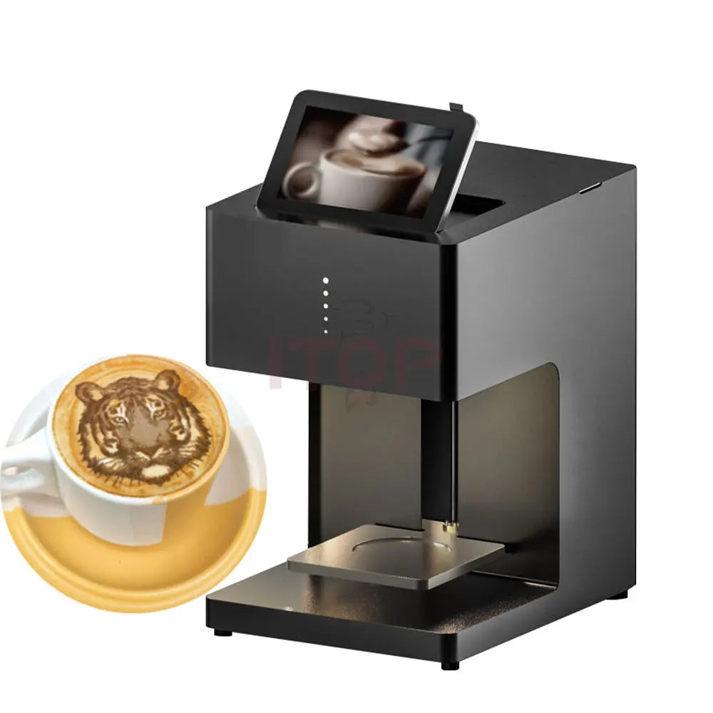 3D Digital Edible Inkjet Printing Machine Latte Color Coffee Printer 3d Latte Art Coffee Printer Machine for Cappuccino